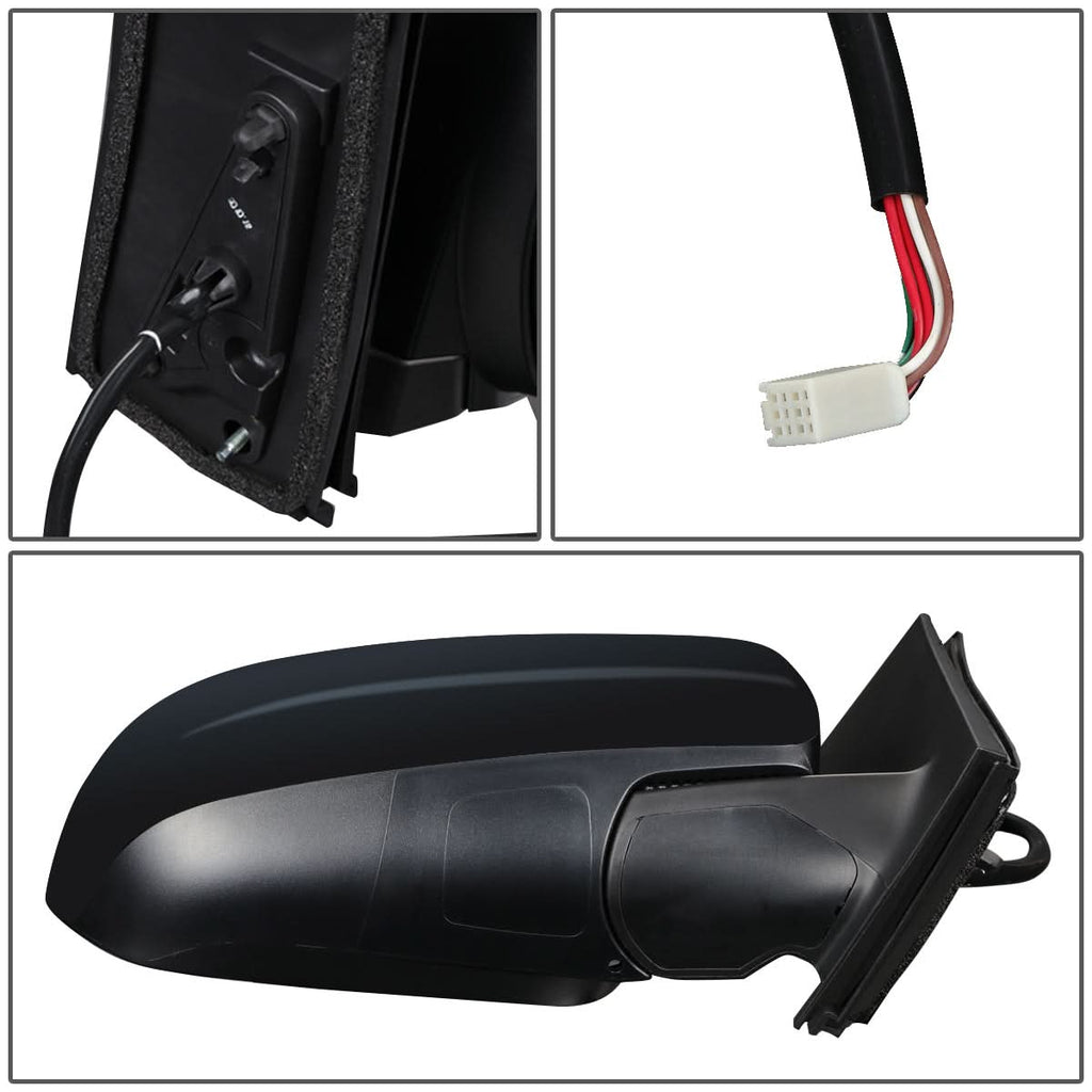 11-17 Toyota Sienna OEM Powered Heated Folding Mirror Right Black