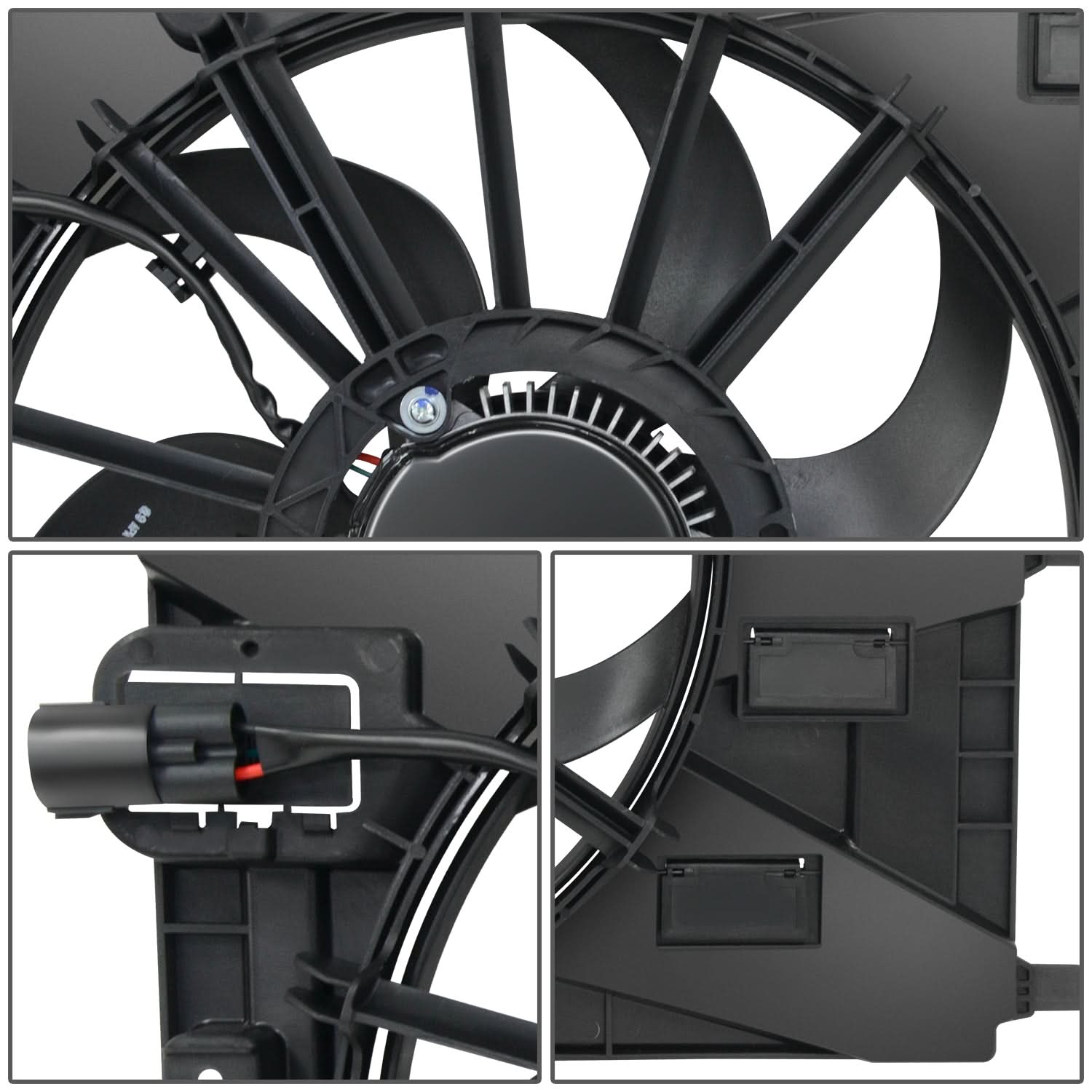 2020-2025 Chevrolet Trailblazer OE Style Radiator Fan Black