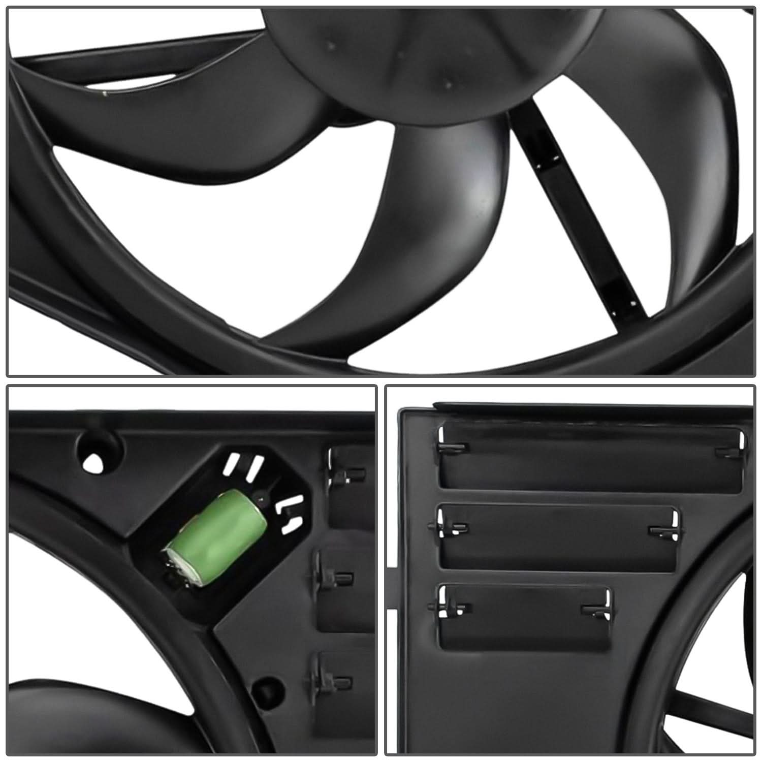 2017-2021 Jeep Renegade OE Style Radiator Fan - 2.4L w/ AC