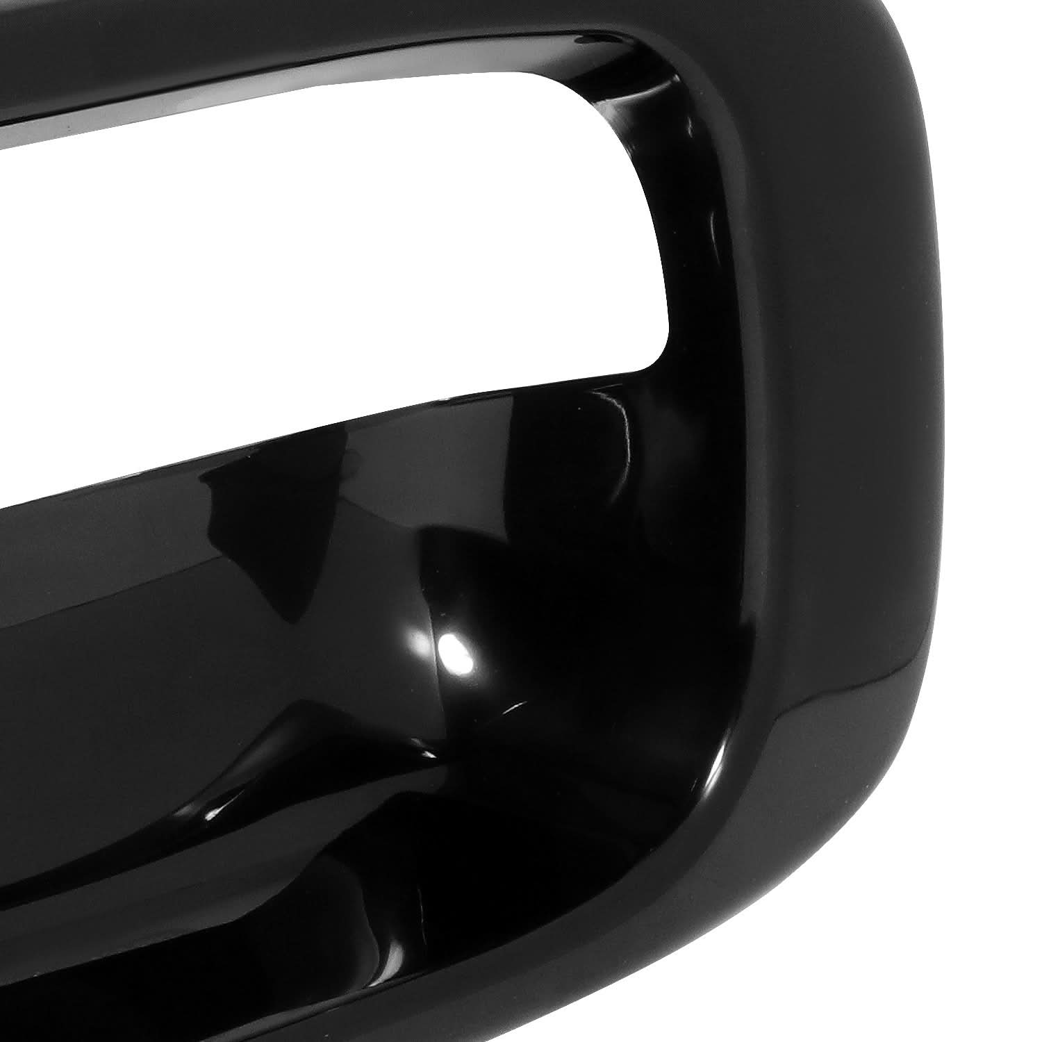 99-07 Silverado Sierra Door Handle Covers Smooth Black ABS
