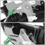 04-12 Chevrolet Colorado Door Handle Covers Smooth Black ABS