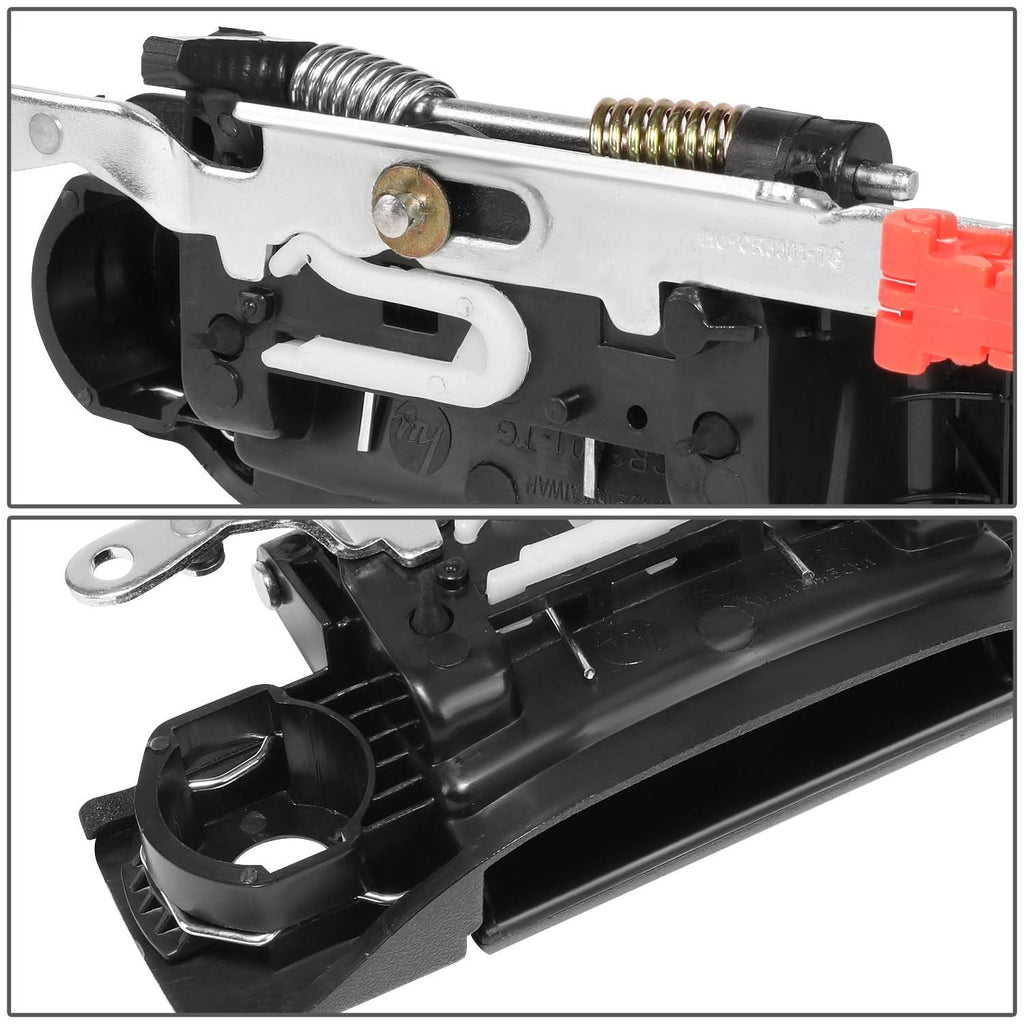 97-01 Jeep Cherokee Door Handle Covers - Textured Black ABS