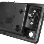 1992-2008 Ford E-Series Door Handle Covers - Smooth Black ABS