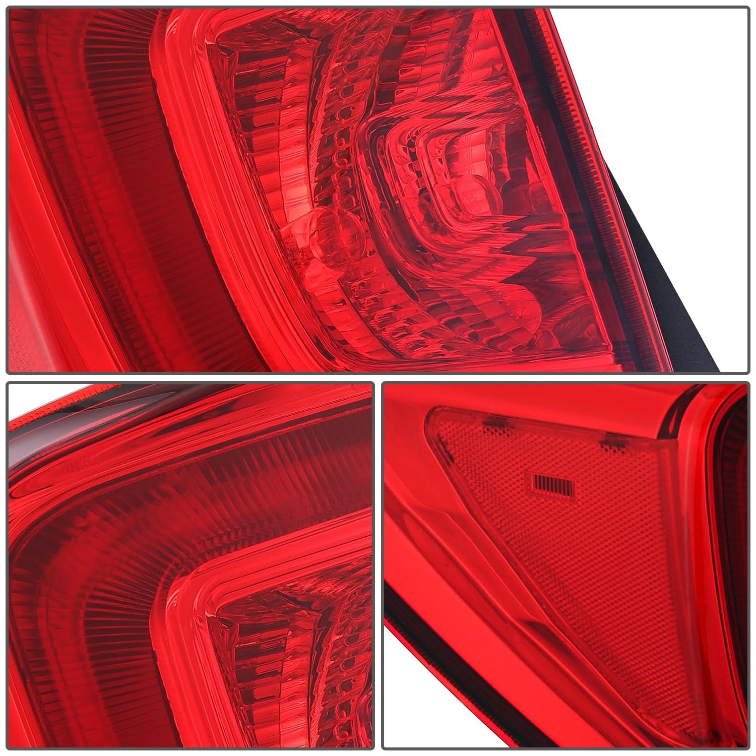 2016-2018 Honda Pilot OE Style Outer Tail Light - Chrome Housing Left