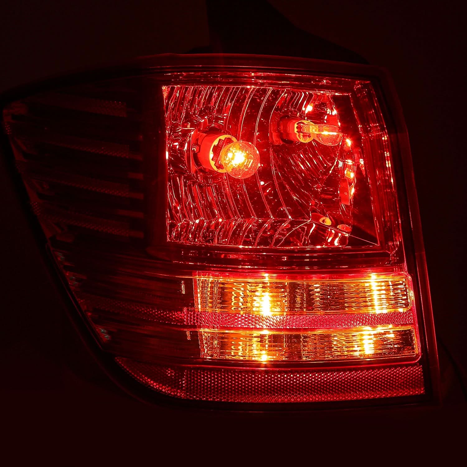 09-20 Dodge Journey OE Style Tail Lights Chrome Housing Left & Right