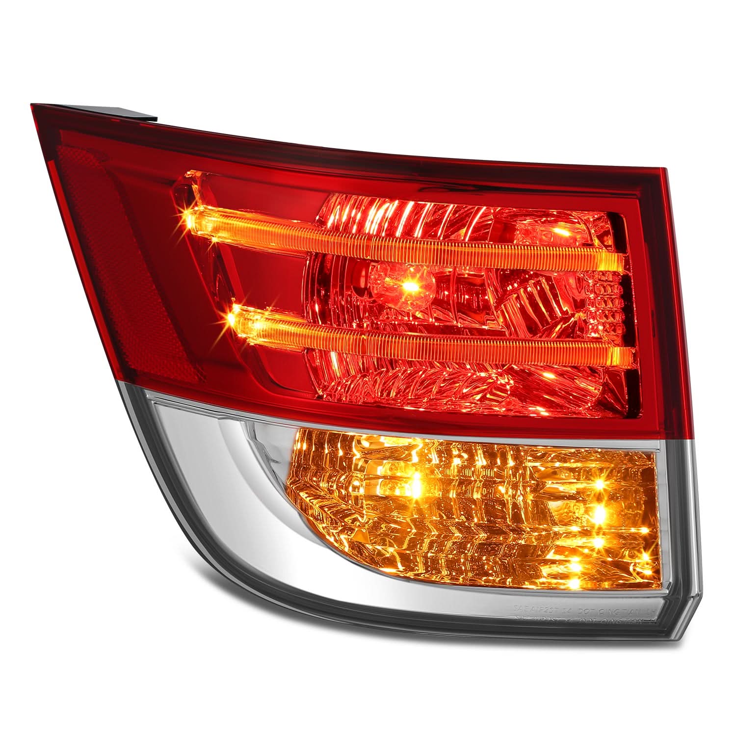 2014-2017 Honda Odyssey OE Style Halogen Tail Light - Left Red/Clear