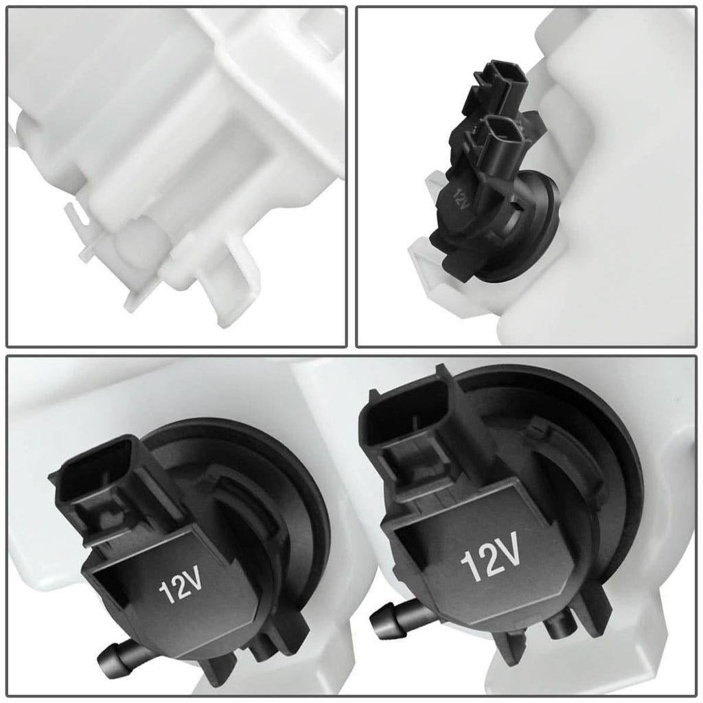2012-2015 Toyota Prius Windshield Washer Pump Dual Pump White