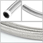 Oil Feed Lines Kit Stainless Steel 40" with 10AN Return Drain Line