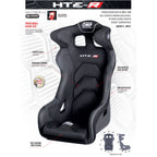 OMP HTE Series Fiberglass Seat - Black
