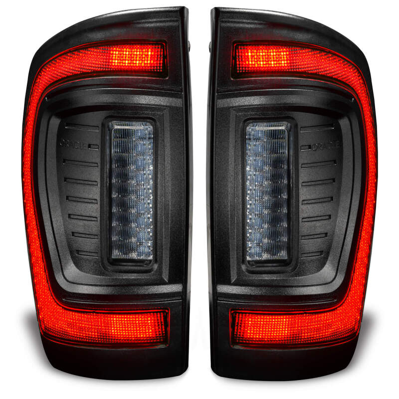 Oracle Lighting 16-23 Gen 3 Toyota Tacoma Black Series Flush Style LED Tail Lights
