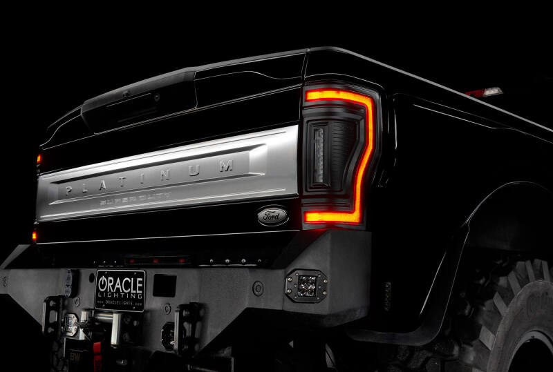 Oracle Lighting 17-22 Ford F-250/350 (Black Series) Flush Mount LED Tail Lights