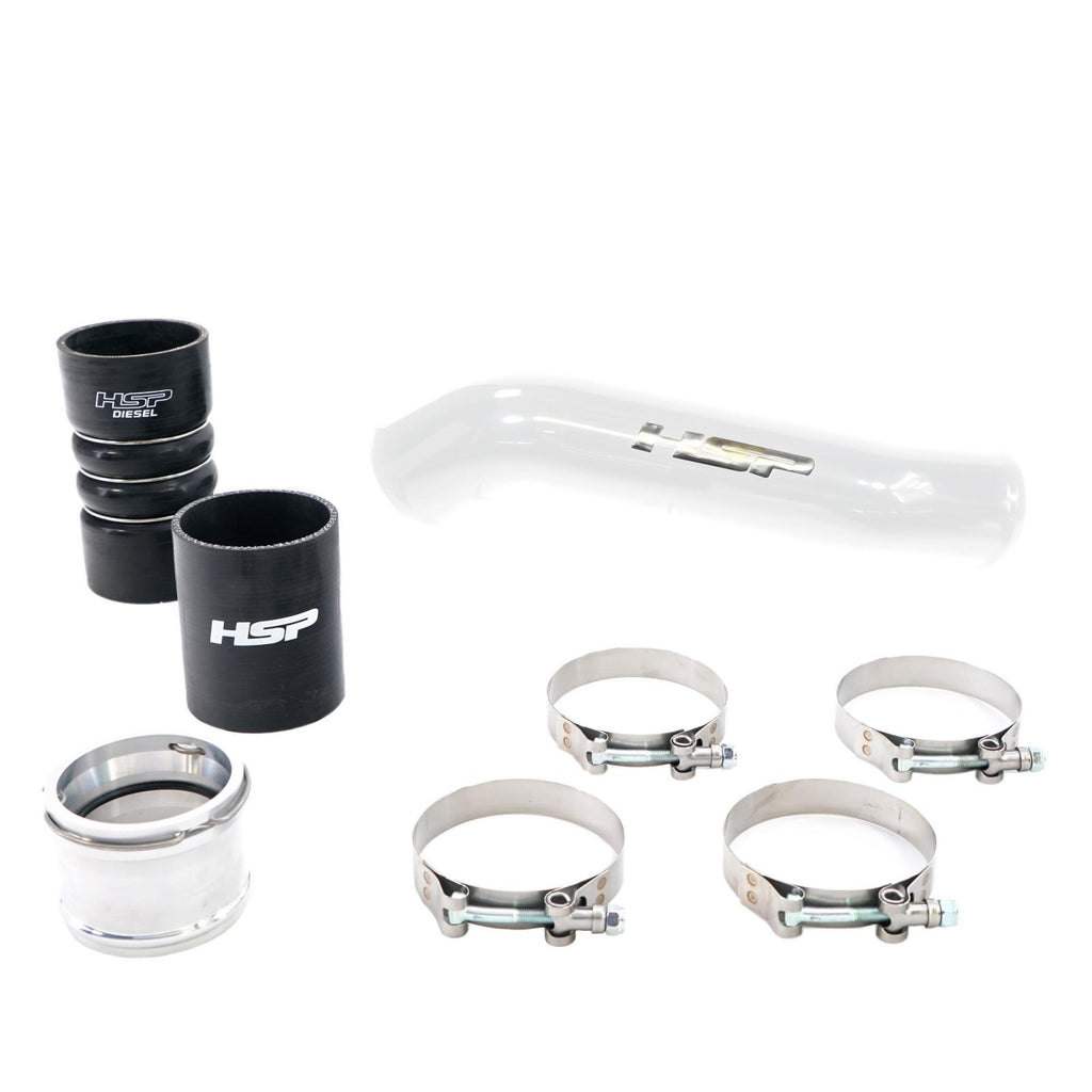 HSP Replacement Hot Side Tube For 2011-2022 Ford Powerstroke F250/350 6.7 Liter-Polar White