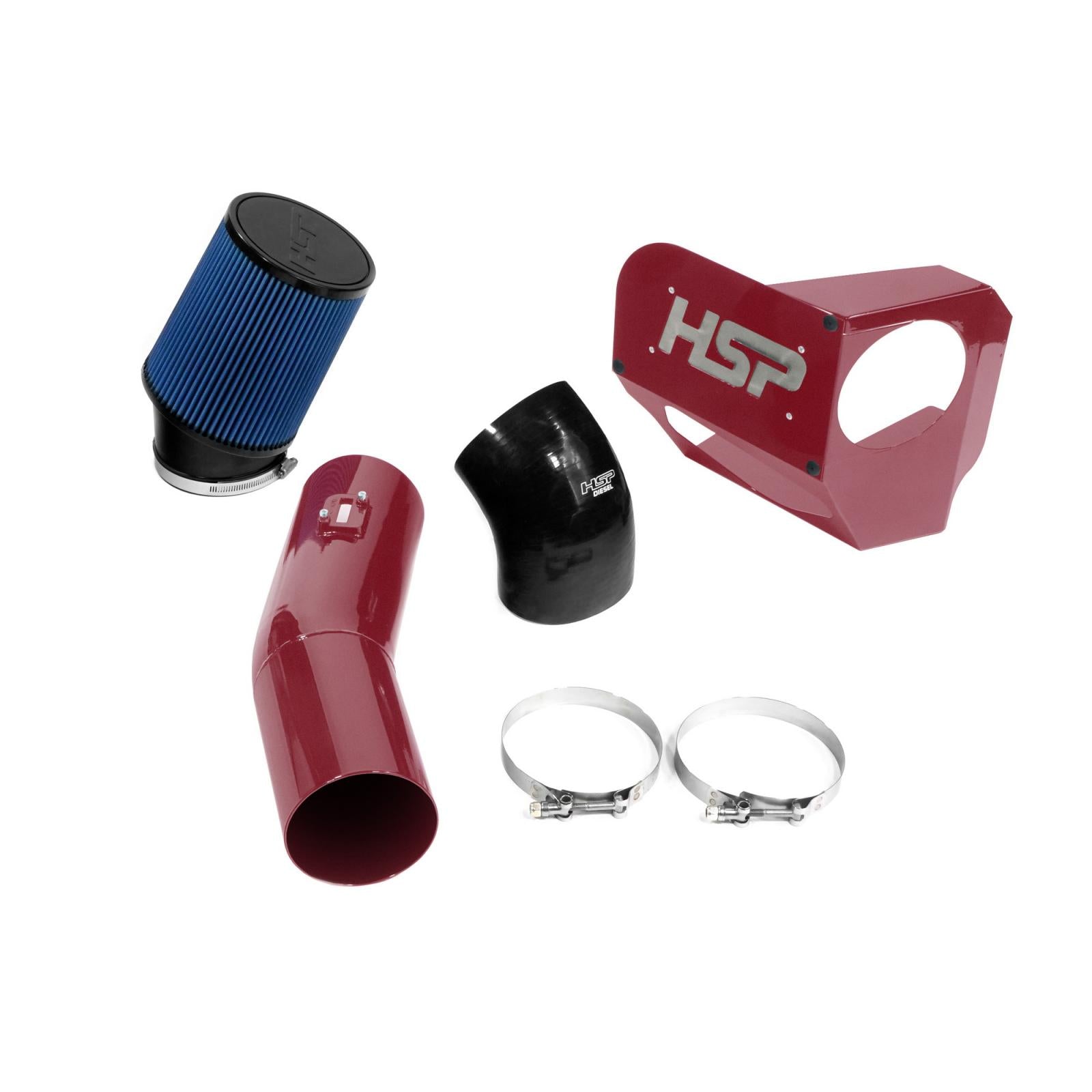 HSP Cold Air Intake For 2020-2022 Ford Powerstroke F250/350 6.7 Liter-Illusion Cherry