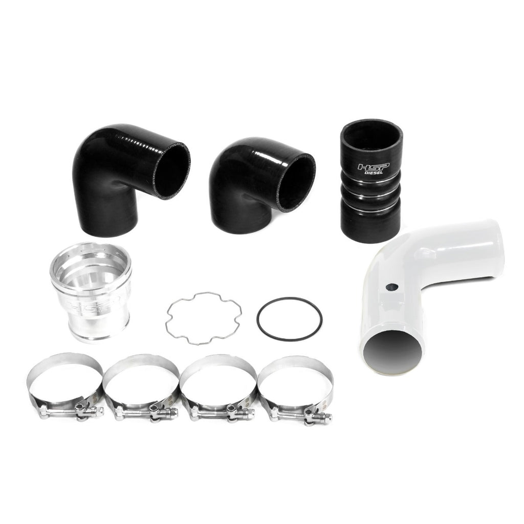 HSP Replacement Cold Side Tube For 2011-2022 Ford Powerstroke F250/350 6.7 Liter-Polar White