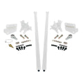 HSP Traction Bars For 2011-2017 Ford Powerstroke 6.7 Liter F350 DRW Regular Cab Long Bed-Polar White
