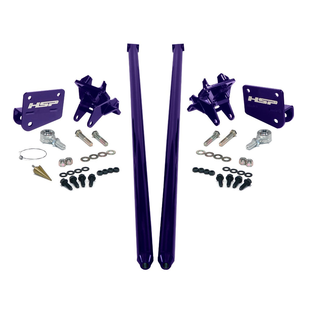 HSP Traction Bars For 2011-2017 Ford Powerstroke 6.7 Liter F350 DRW Extended Cab Short Bed-Illusion Purple