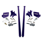 HSP Traction Bars For 2011-2017 Ford Powerstroke 6.7 Liter F350 DRW Extended Cab Short Bed-Illusion Purple
