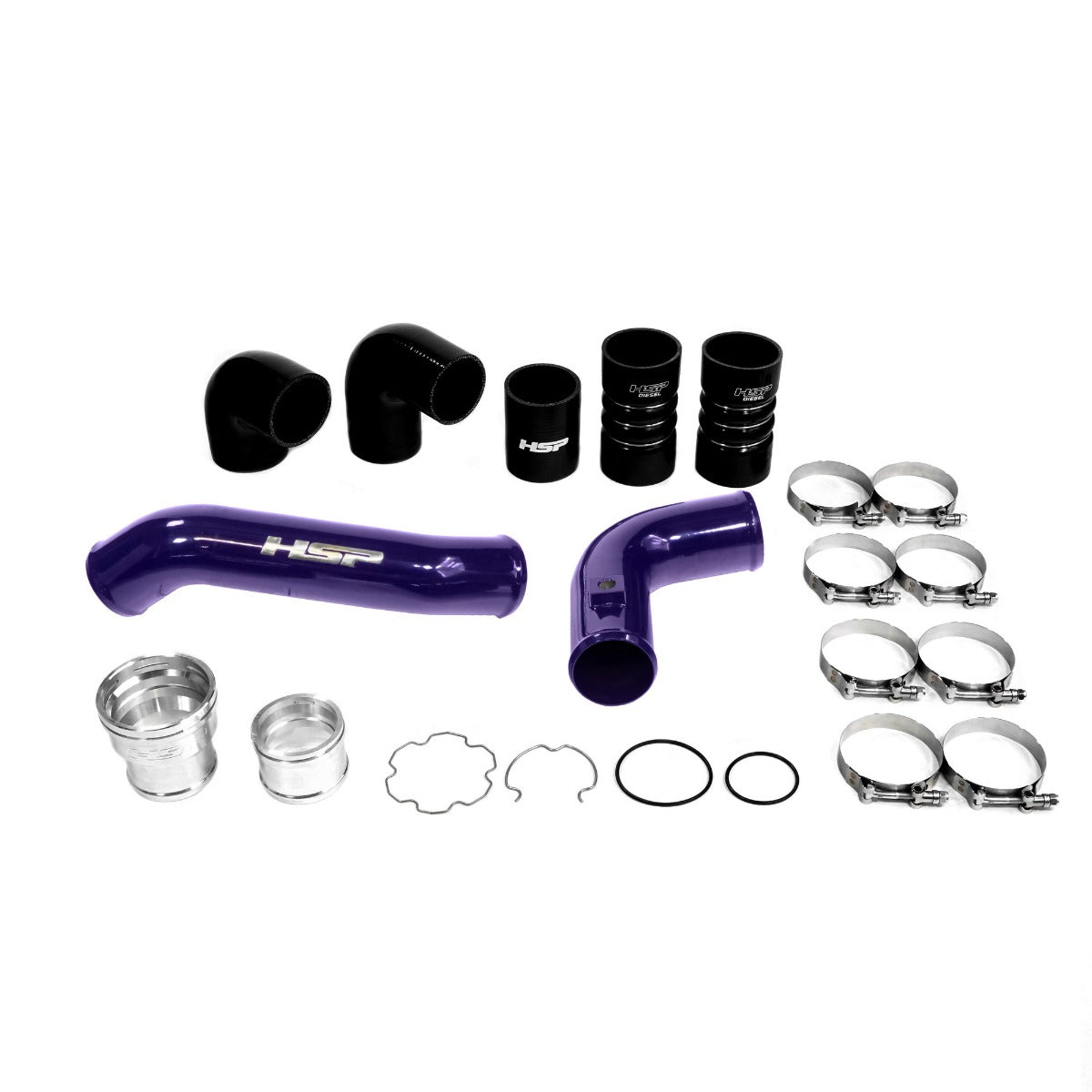 HSP Intercooler Bundle Kit For 2011-2022 Ford Powerstroke F250/350 6.7 Liter-Illusion Purple