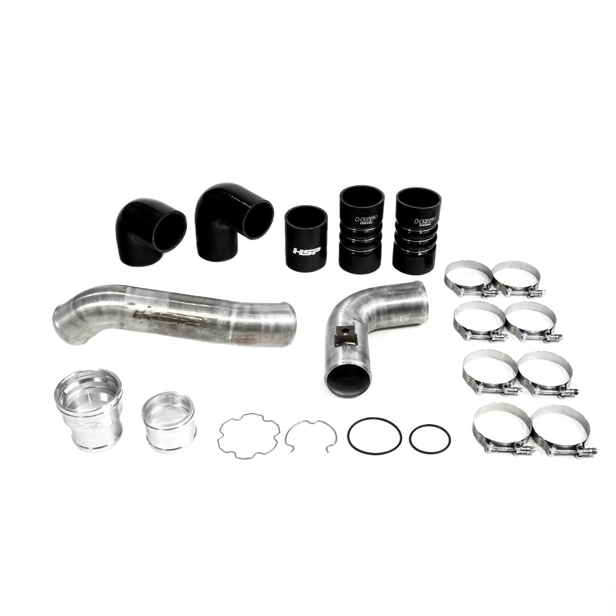 HSP Intercooler Bundle Kit For 2011-2022 Ford Powerstroke F250/350 6.7 Liter-M&M Orange