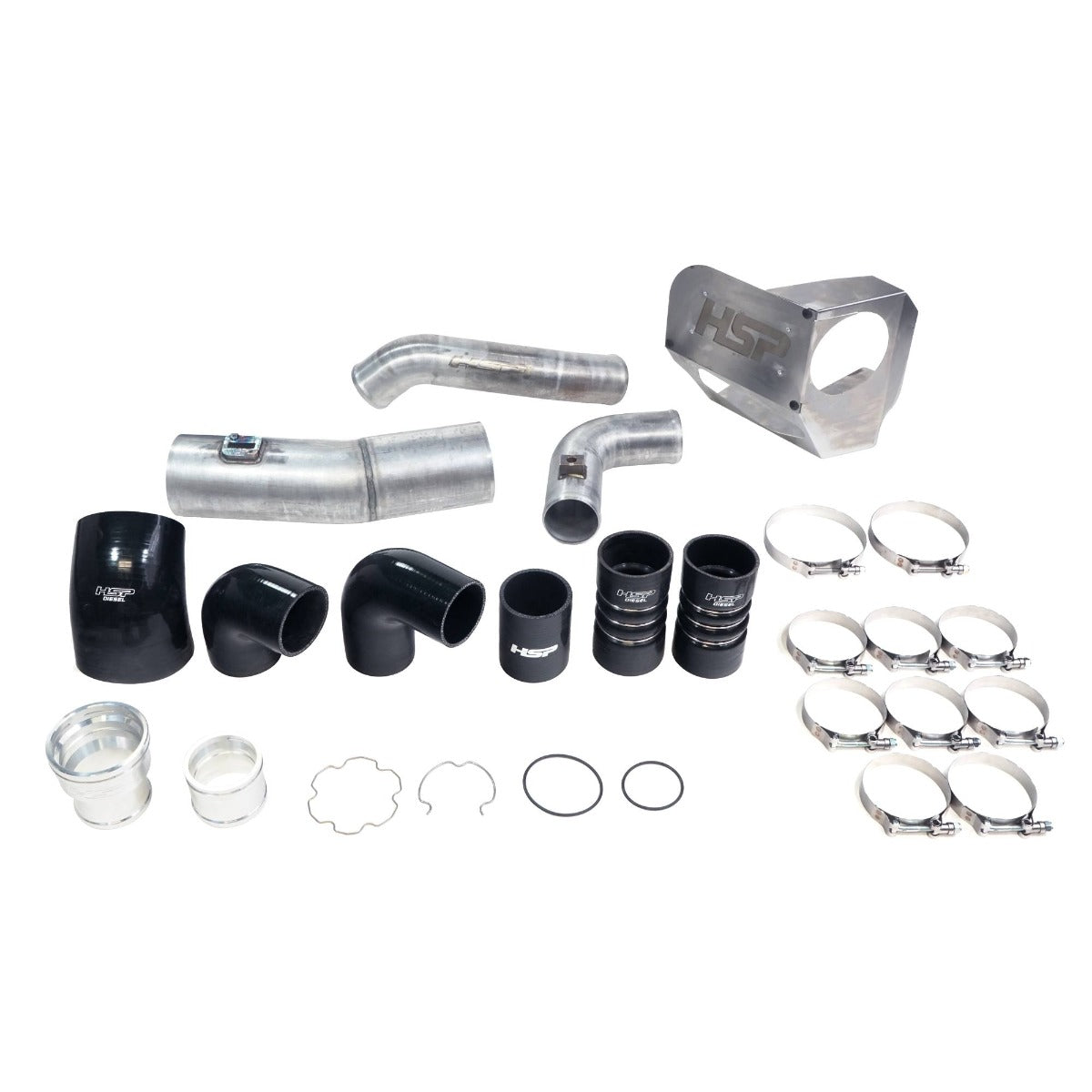HSP Intake And Intercooler Bundle Kit For 2020-2022 Ford Powerstroke F250/350 6.7 Liter Illusion Blueberry