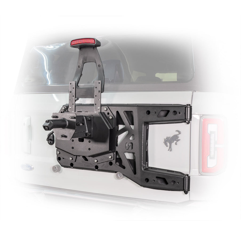2021+ Ford Bronco Adjustable Tire Carrier & Camera Mount - Turn Offroad