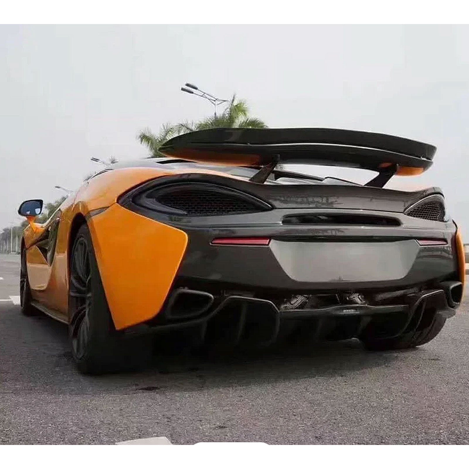 P1 Style Dry Carbon Fiber Wing Spoiler for McLaren 570S - Bull Boost Performance