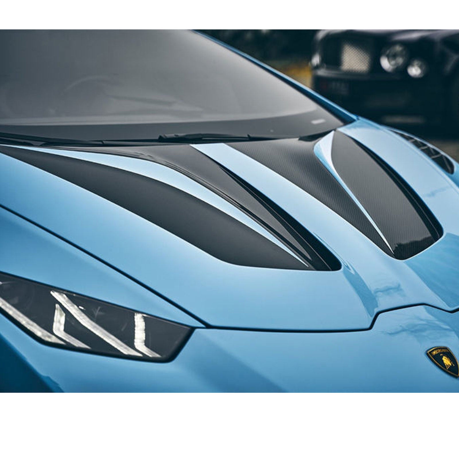 P Style Dry Carbon Fiber Front Bonnet Hood for Lamborghini Huracan LP580 LP610 EVO - Bull Boost Performance