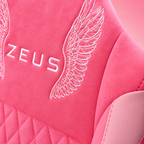 ZUES Collection Pink Bull Boost Reclinable Adjustable Racing Bucket Seat