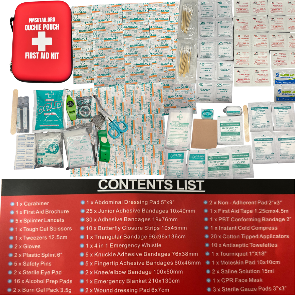 170 Piece Ouchie Pouch First Aid Kit
