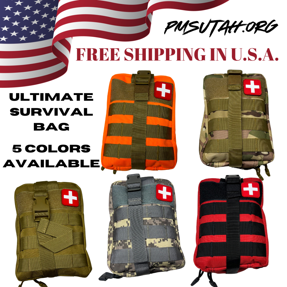 Emergency Survival First Aid Kit for Camping and Trail Rides