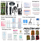 Emergency Survival First Aid Kit for Camping and Trail Rides