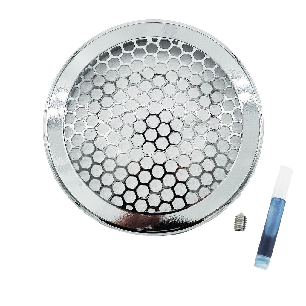 Polished Billet 4" Inch Turbo Inlet Guard Velocity Stack Adapter Bellmouth Intake Hex - Bull Boost Performance