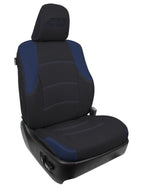 PRP 11-24 Toyota 4Runner Front Seat Covers (Pair) - Black/Navy Blue