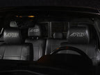 PRP 12-14 Ford Raptor Front Seat Covers (Pair) - Black w Silver Stitch