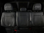 PRP 12-14 Ford Raptor  Rear Bench Seat Covers- Black with Silver Stitch