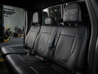 PRP 12-14 Ford Raptor  Rear Bench Seat Covers- Black with Silver Stitch