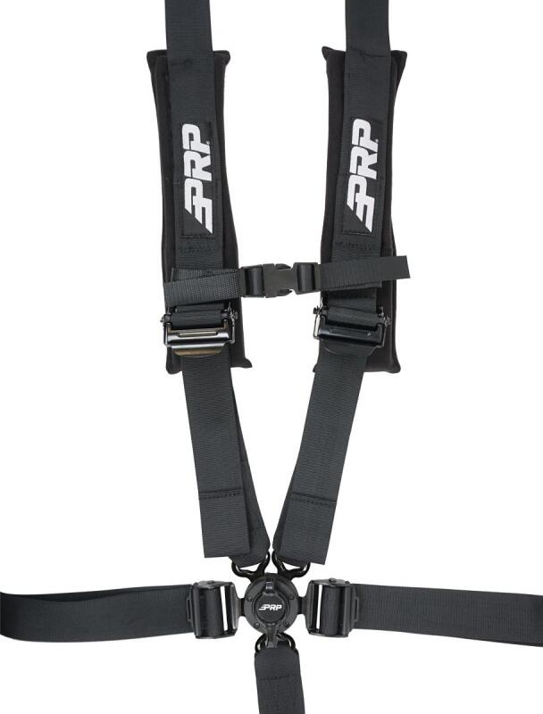 PRP 5.2 Cam-Lock Harness w/ Ratchet Lap Belt - Black