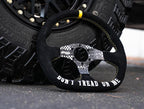 PRP Dont Tread on Me Comp-R Suede Steering Wheel (D-Shaped)