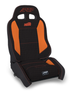 PRP EnduroCrawl Reclining Suspension Seat - Black/Orange Tweed - Passenger