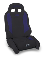 PRP EnduroCrawl Reclining Suspension Seat - Black/Purple Vinyl - Driver