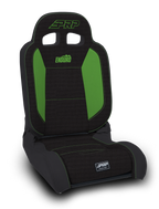 PRP EnduroDaily Reclining Suspension Seat - Black/Green Tweed - Driver