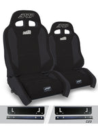 PRP Seats 97-02 Jeep Wrangler TJ Enduro Elite Suspension Seat Crawl Edition (Pair) - Black