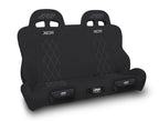 PRP XCR Polaris RZR Quick Release Rear Suspension Bench Seat w Diamond Stitch/Front Pockets