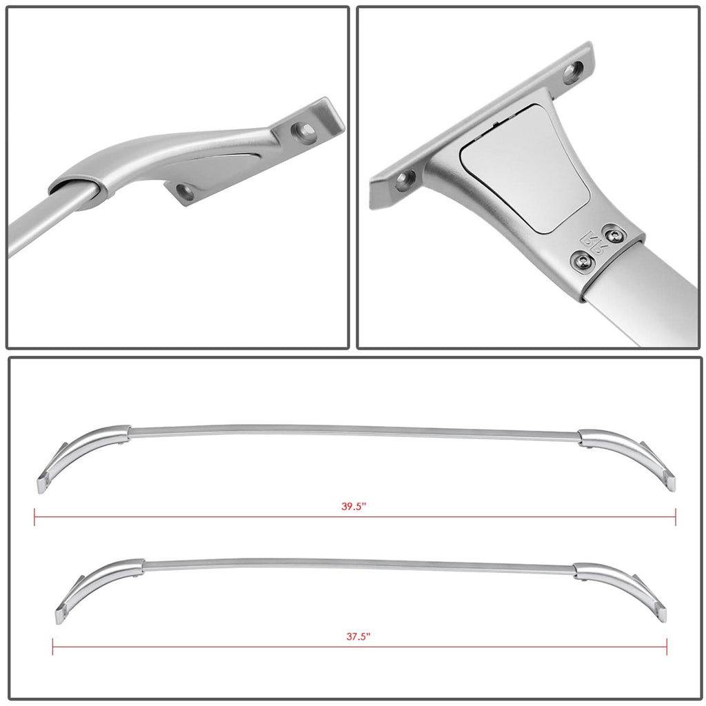 2014-2018 Nissan Rogue Roof Rack Cross Bars - Aluminum