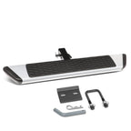 6 Inch Aluminum Hitch Step - Silver