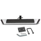 6 Inch Aluminum Hitch Step - Silver