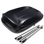 Universal Roof Rack Cross Bars + Cargo Box Set - 120CM Black