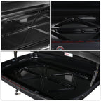Universal Roof Rack Cross Bars + Cargo Box Set - 120CM Black