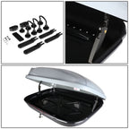 Universal Roof Rack Cross Bars + Cargo Box 120CM Gray