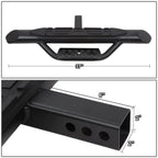 Universal Trailer Hitch Step Bar 36.5" Black 2" Receiver Mount